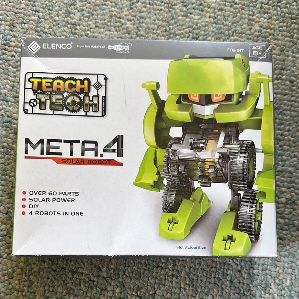 Teach Tech Meta.4 Solar Robot - Green